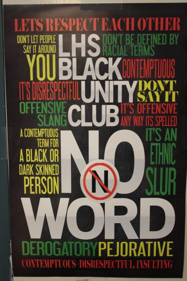 Anti N-Word posters in response to the post student election incident of 2016.